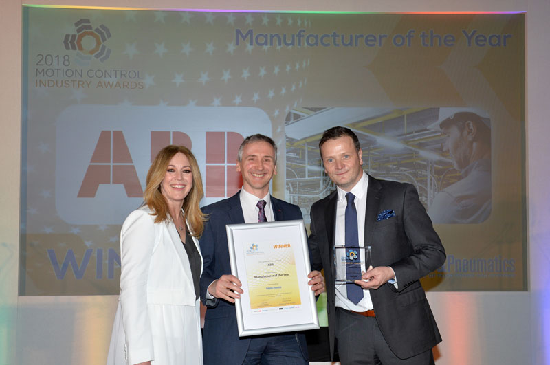 ABB wins manufacturer of the year at motion control industry awards 