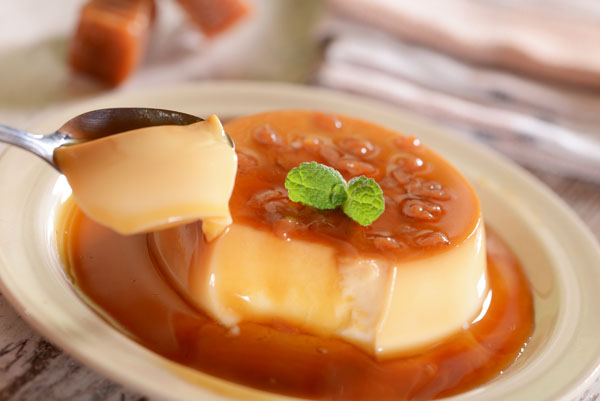 Algae extract for creamy, low-fat desserts