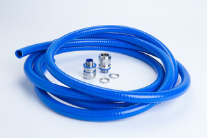 All in one cable protection installation packs for food and hygienic applications 
