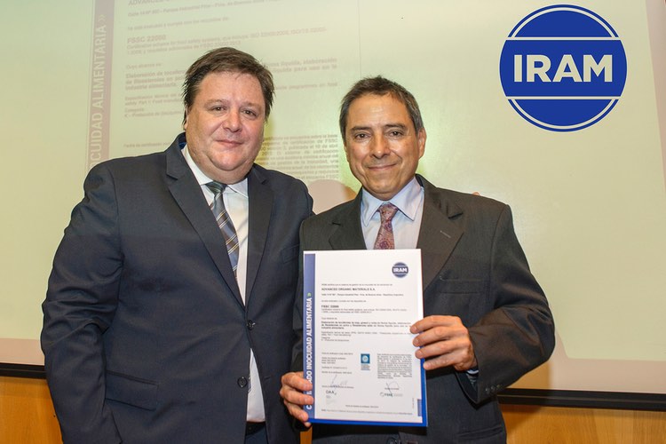 AOM plant obtains FSSC 22000 certification 