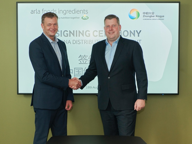 Arla Foods Ingredients and Zhongbai Xingye sign new agreement to advance Chinese nutrition business