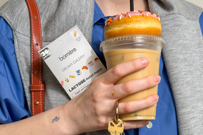 Barrière launches first-ever lactose intolerance supplement patch