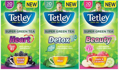 Tetley's line of functional teas