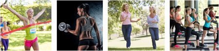 Figure 6: Endurance athletes, a bodybuilder, lifestyle athletes and body-conscious athletes