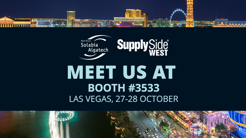 Visit Solabia- Algatech Nutrition at SupplySide West, booth #3533