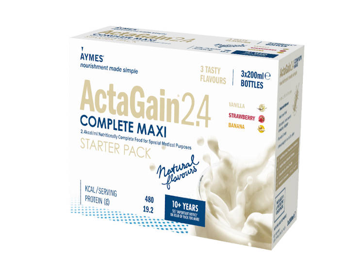 Aymes add banana flavour to ActaGain 2.4 supplement