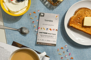 Barrière launches first-ever lactose intolerance supplement patch