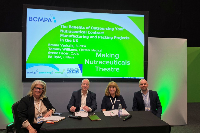 BCMPA: boom in nutraceuticals will create outsourcing opportunities