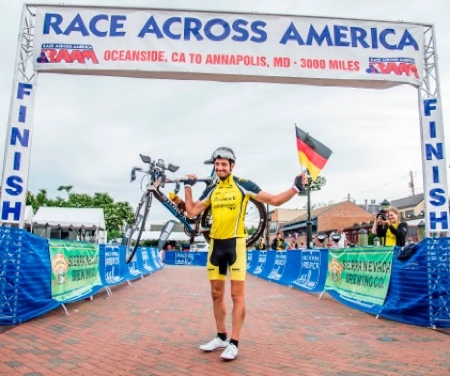 BENEO\'s Palatinose supports Stefan Schlegel in 2014 Race Across America