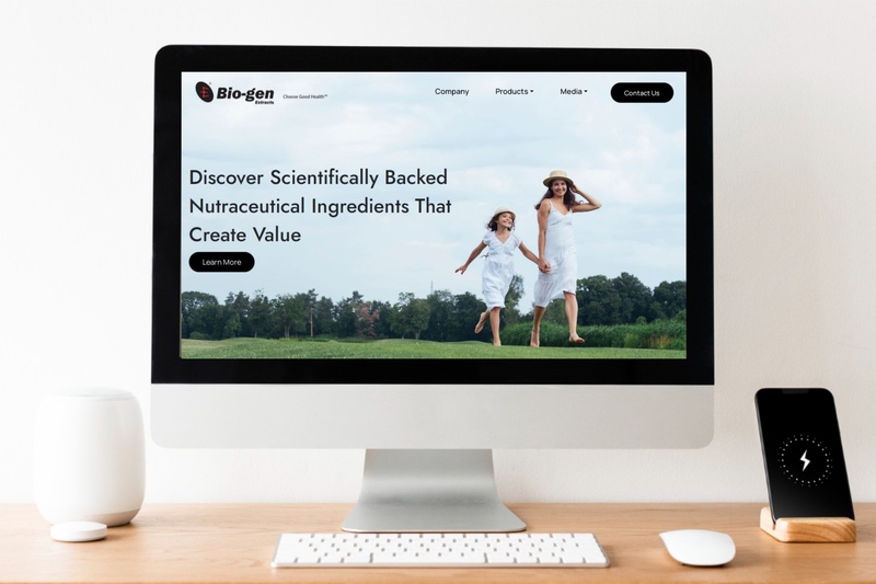 Bio-gen Extracts unveils their new corporate website