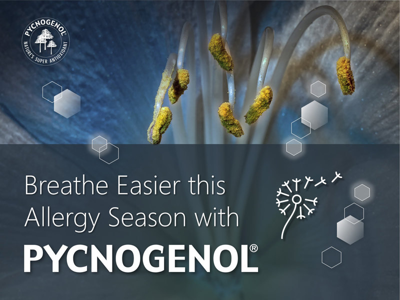 Breathe easier this allergy season with Pycnogenol