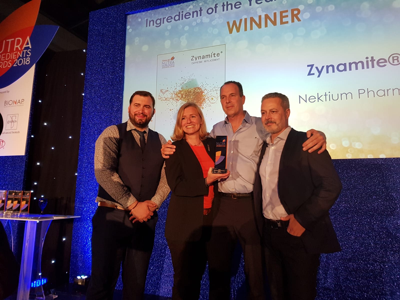 Caffeine replacement ingredient Zynamite honoured with Nutraingredients Awards