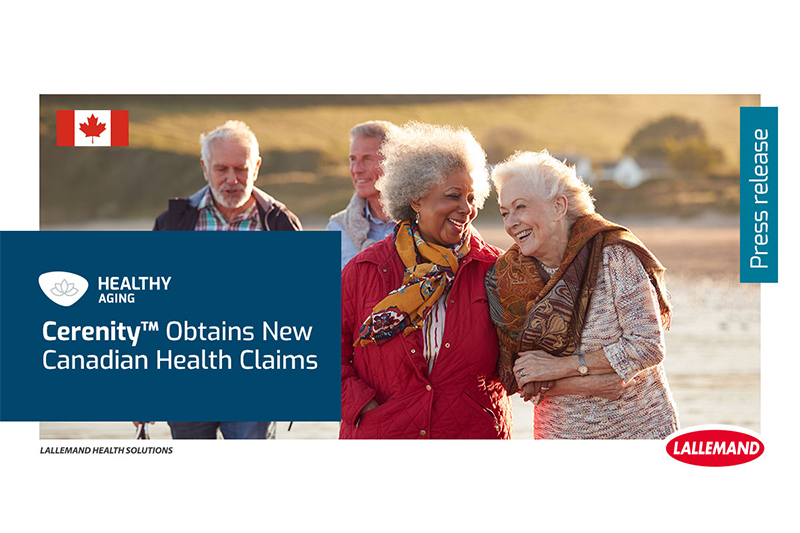 Cerenity by Lallemand obtains new Canadian health claims
