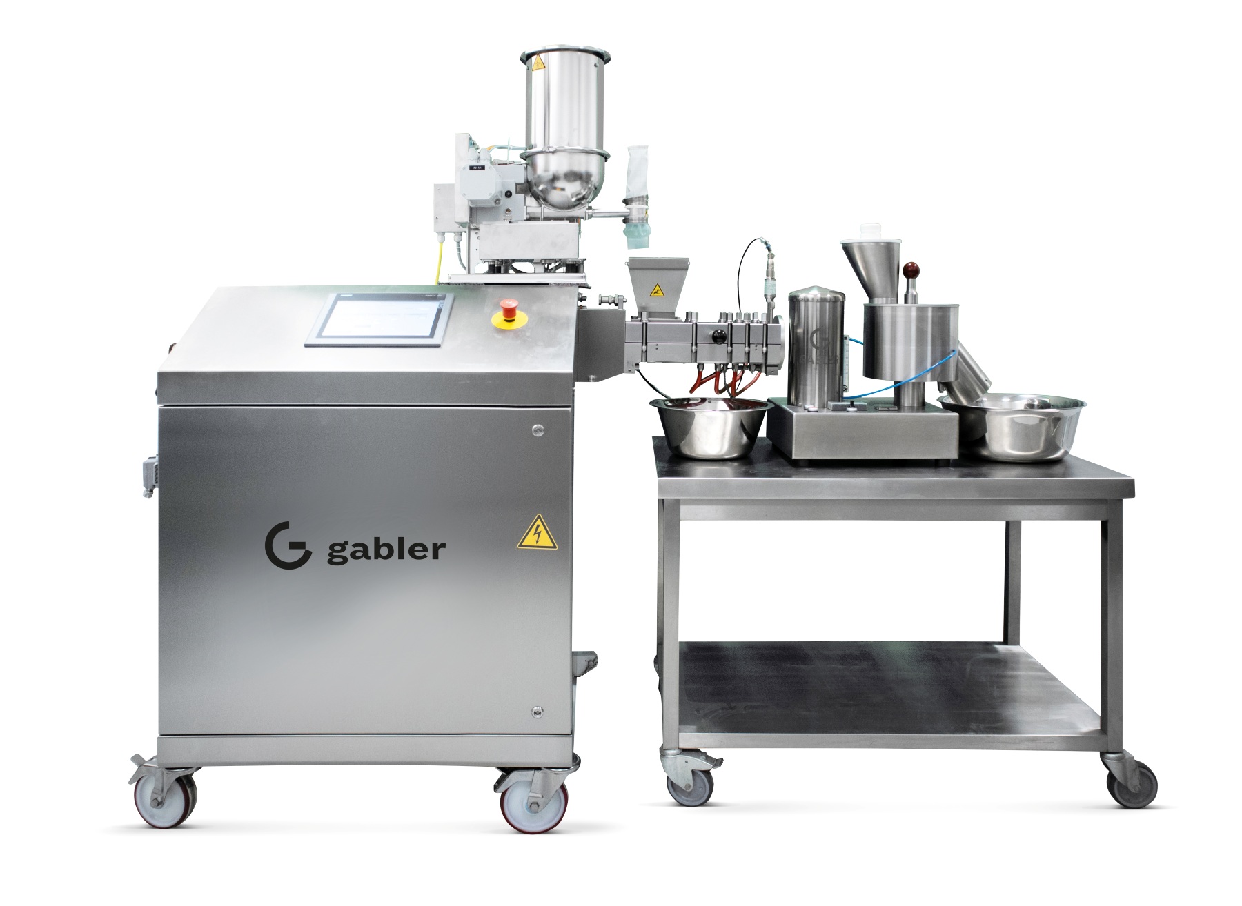 Coperion’s Gabler Extruder DE-40 with Spheronizer R250