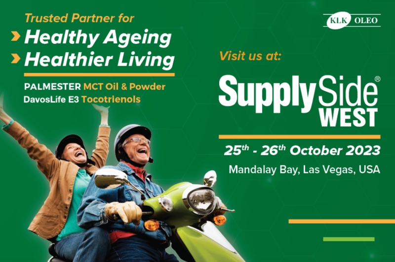 Discover KLK OLEO’s natural source, natural ingredients at SupplySide West