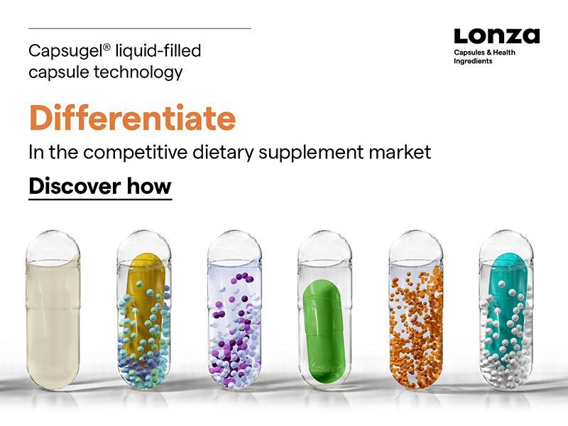 Discover your next supplement innovation with liquid-filled capsules