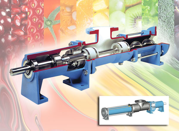 Effective pumping of delicate ingredients