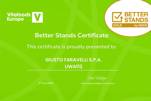 Faravelli achieves Better Stands Gold Certificate at Vitafoods Europe 2026