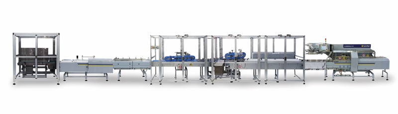 For biscuit makers crackers about flexible flow wrapping