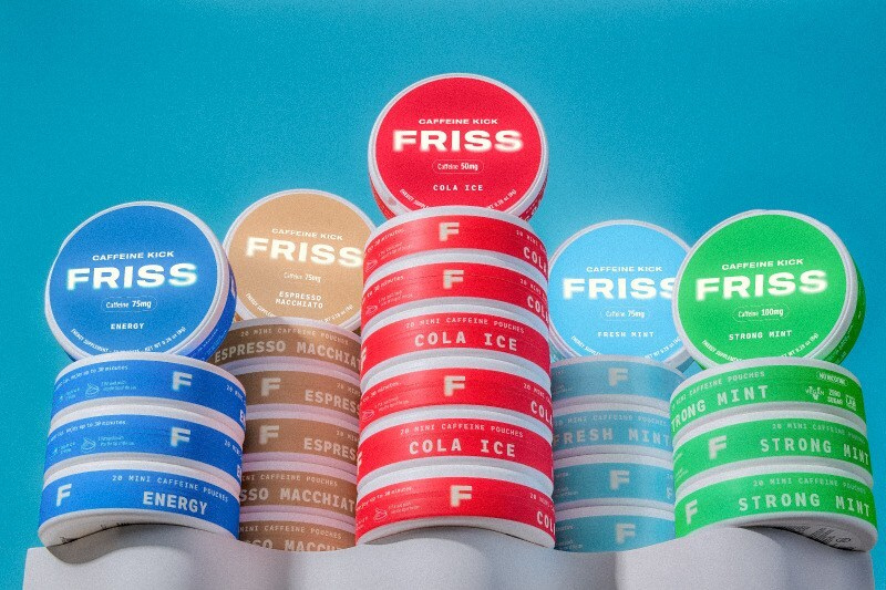 Friss launches controlled release "clean energy" caffeine pouches