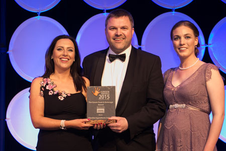 Glanbia Ingredients Ireland awarded Green Food & Beverage Award at Green Awards 2015