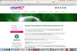 Gnosis adds new section to VitaMK7 website