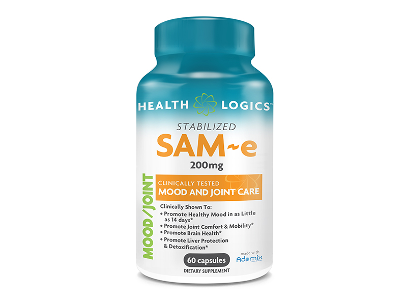 Health Logics launches stabilised SAM-e 200 mg dietary supplement
