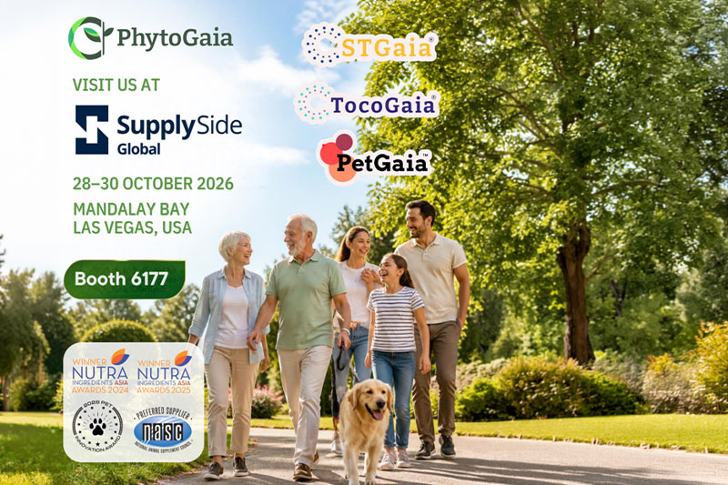 Healthy ageing to pet wellness: PhytoGaia brings new research and product opportunities to SupplySide Global 2026