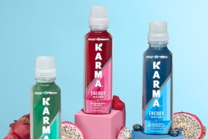 Karma Energy Water featuring Cognizin citicoline at Natural Products Expo West