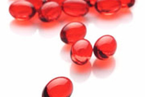 Krill oil in softgels