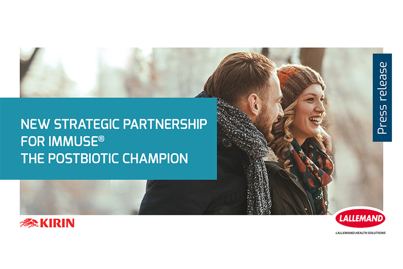 Lallemand Health Solutions and Kirin Holdings announce distribution agreement for scientifically proven postbiotic IMMUSE