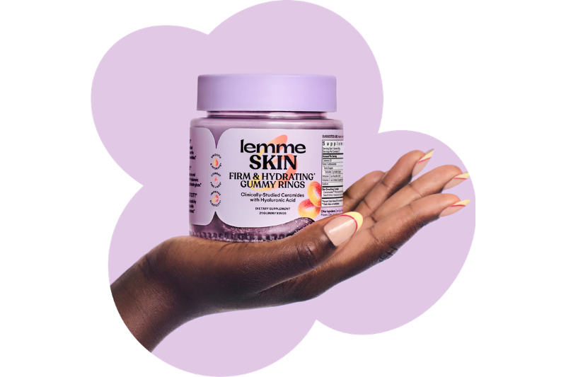 Lemme launches ceramide-powered gummy rings targeting skin hydration and firmness