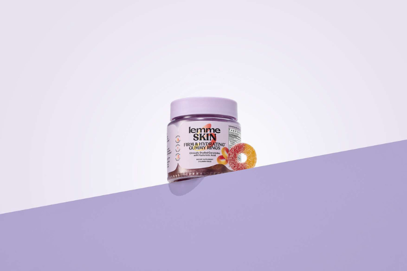 Lemme launches ceramide-powered gummy rings targeting skin hydration and firmness