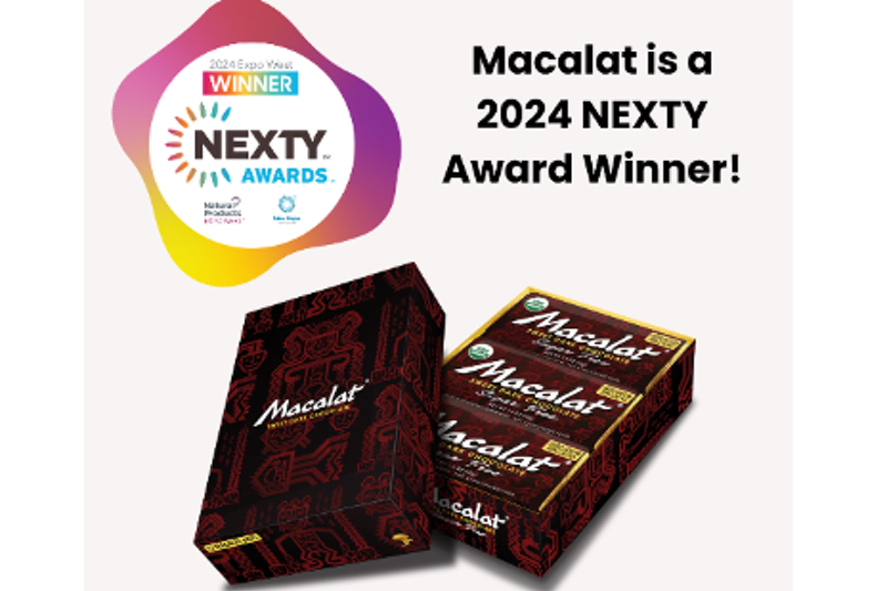 Macalat earns NEXTY award for chocolate mushroom mycelium technology