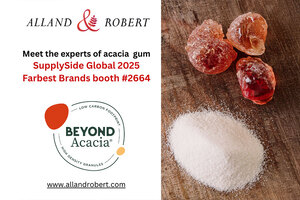 Meet the expert of gum acacia from Alland & Robert during SupplySide Global 2025