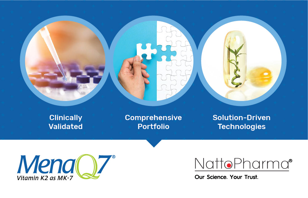 MenaQ7 is the only Vitamin K2 for your brand