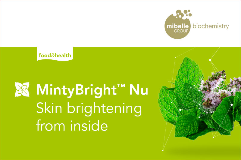 MintyBright™ Nu science-backed apple mint extract for skin brightening