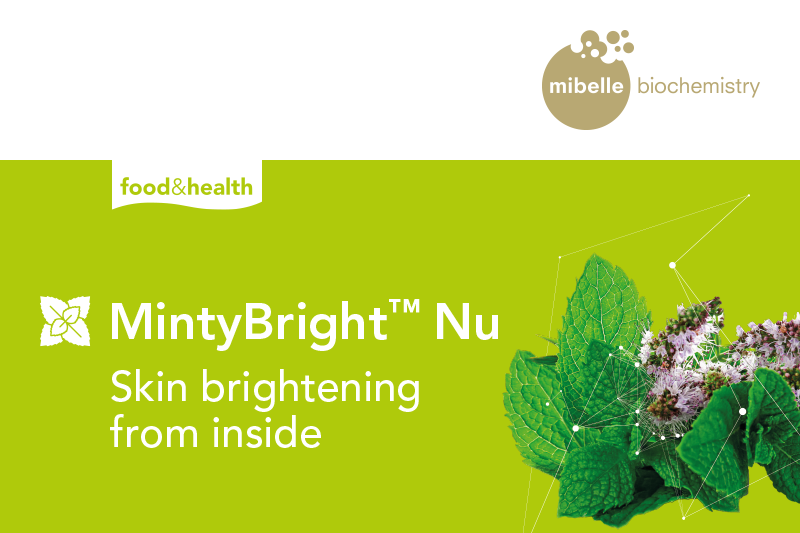 Natural and science-backed skin brightening from inside with MintyBright Nu