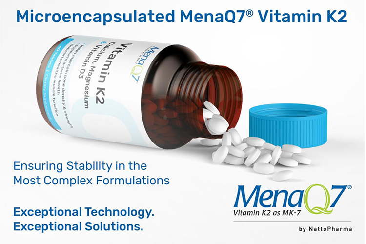 New CryoCap Microencapsulation ensures MenaQ7 vitamin K2 stability