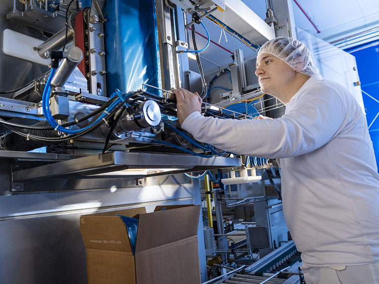 New line for contract filling orders
