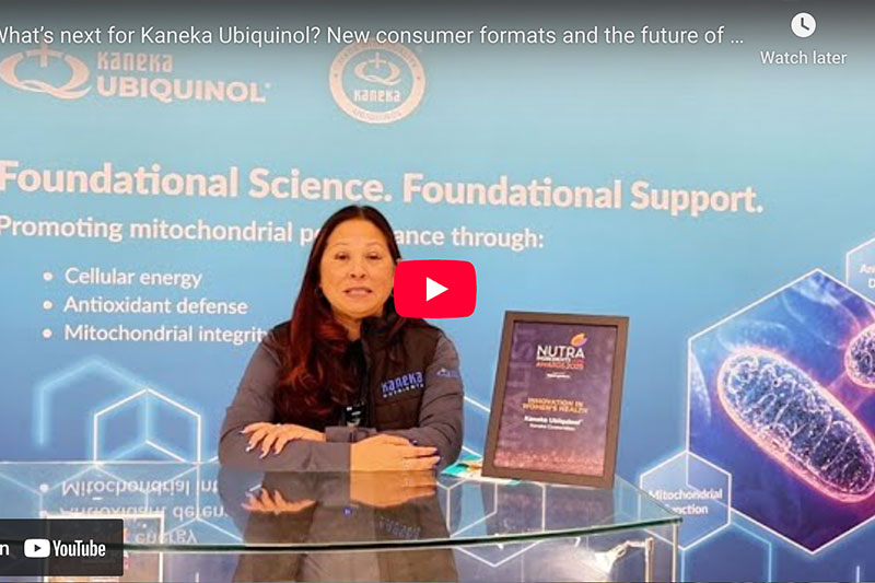 Nutraceutical Business Review Stand Side with Kaneka