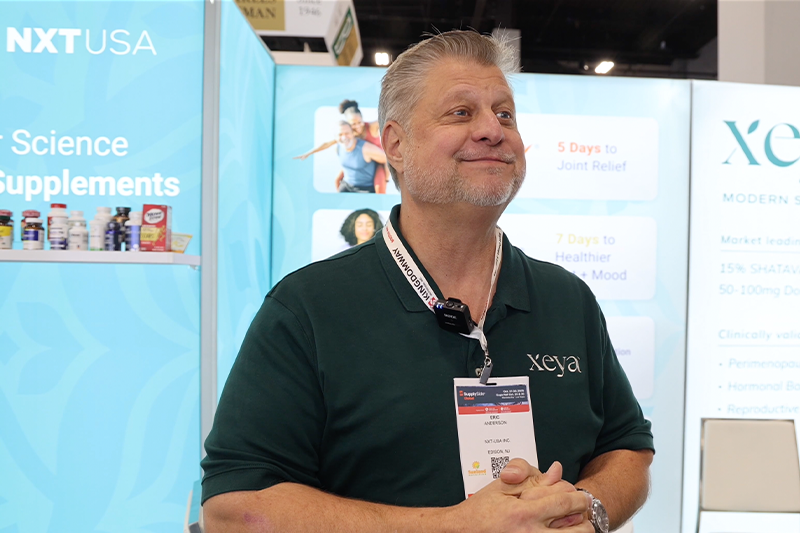 Nutraceutical Business Review Stand Side with NXT USA