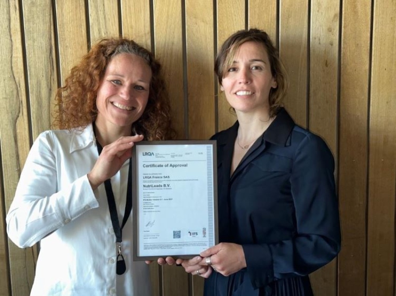 NutriLeads receives perfect score on IFS certificate