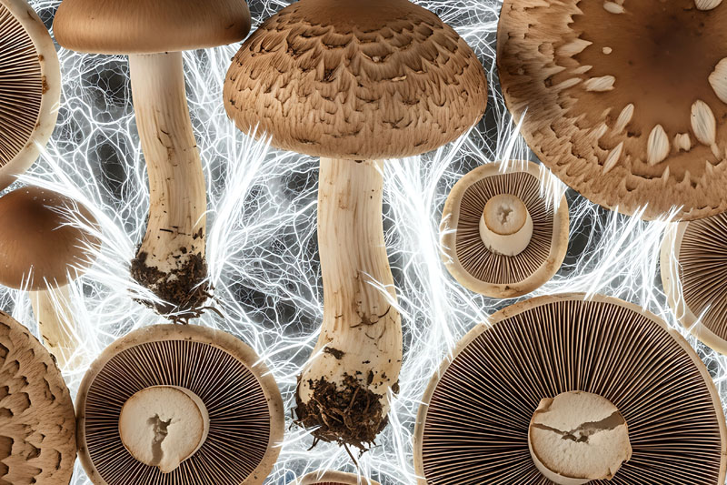 Of matters mycelium and mushroom supplement products