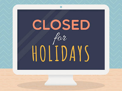 Office closed for long Easter weekend