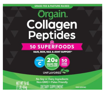 Orgain achieves IGEN certification for collagen powders