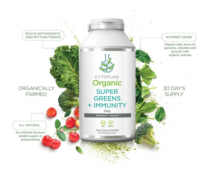 Organic super greens from Cytoplan