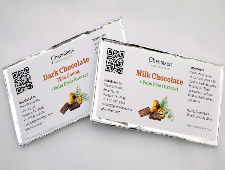 Phenolaeis introduces dark chocolate with palm fruit extract