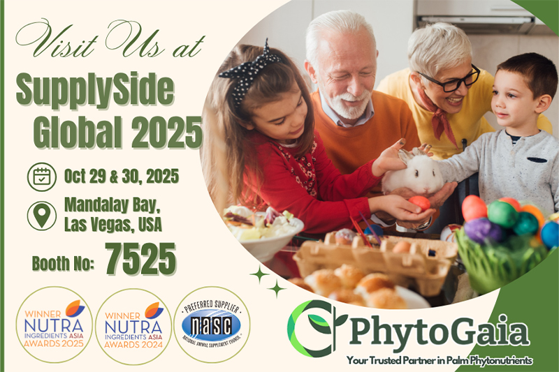 PhytoGaia showcases award-winning STGaia and Palm Phytonutrient innovations  at SupplySide Global 2025