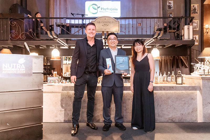 PhytoGaia wins prestigious NutraIngredients-Asia Start-up Award 2024